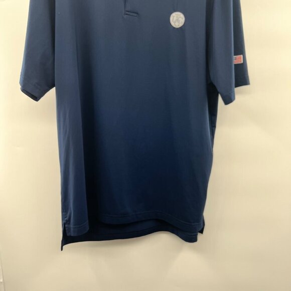 FG Tech Men's Short Sleeve Polo Shirt Navy/Multi Size Medium - Picture 5 of 9